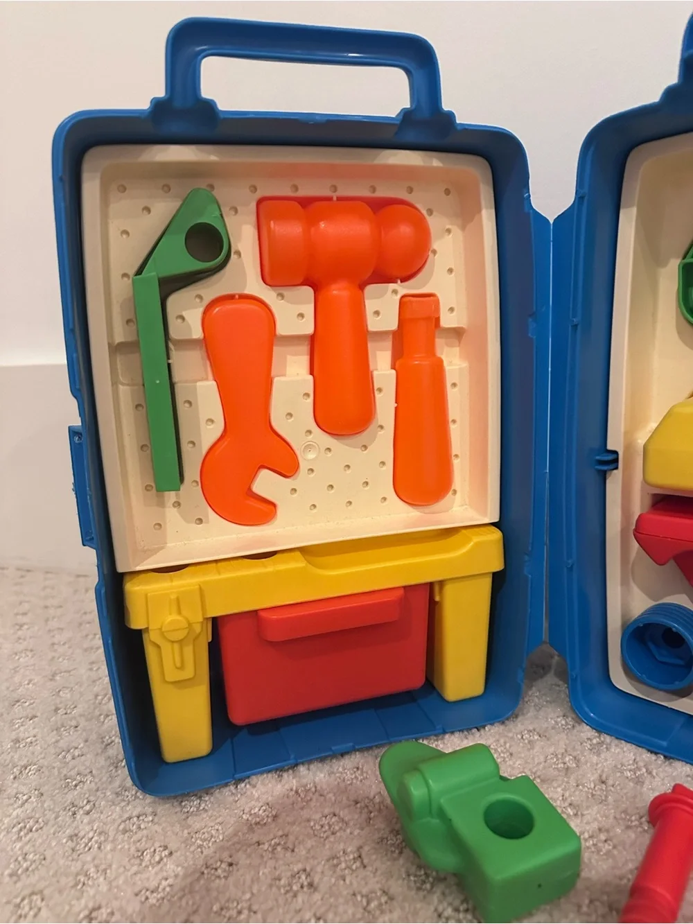 Vintage Mattel Tuff Stuff Workshop Play Set Play Tools